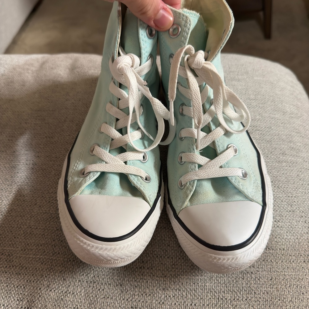 ❤️Converse Mint Green High-Top Sneakers